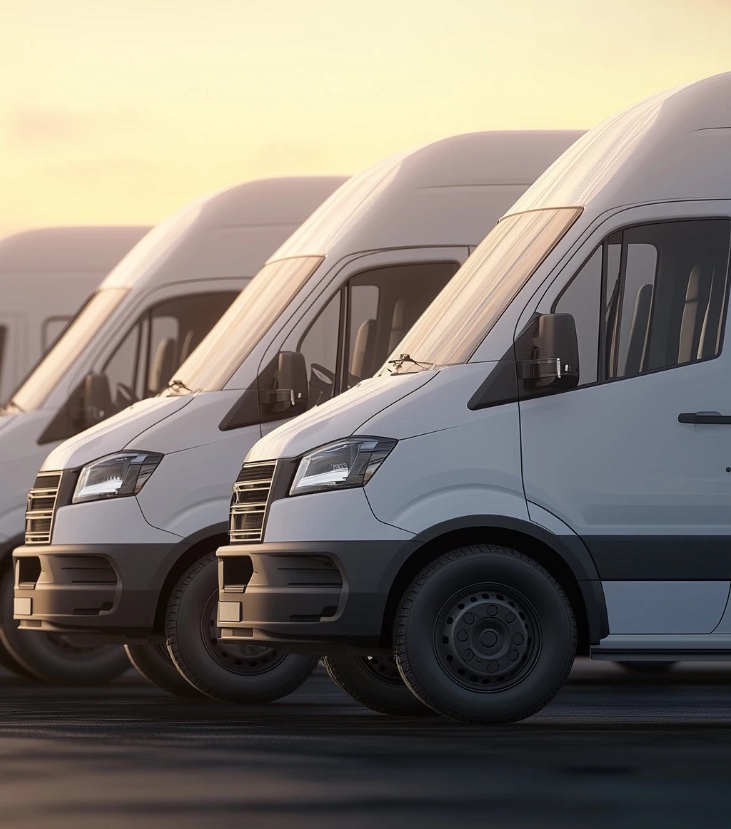 Commercial fleet vehicles supported by Fix Auto Capital City